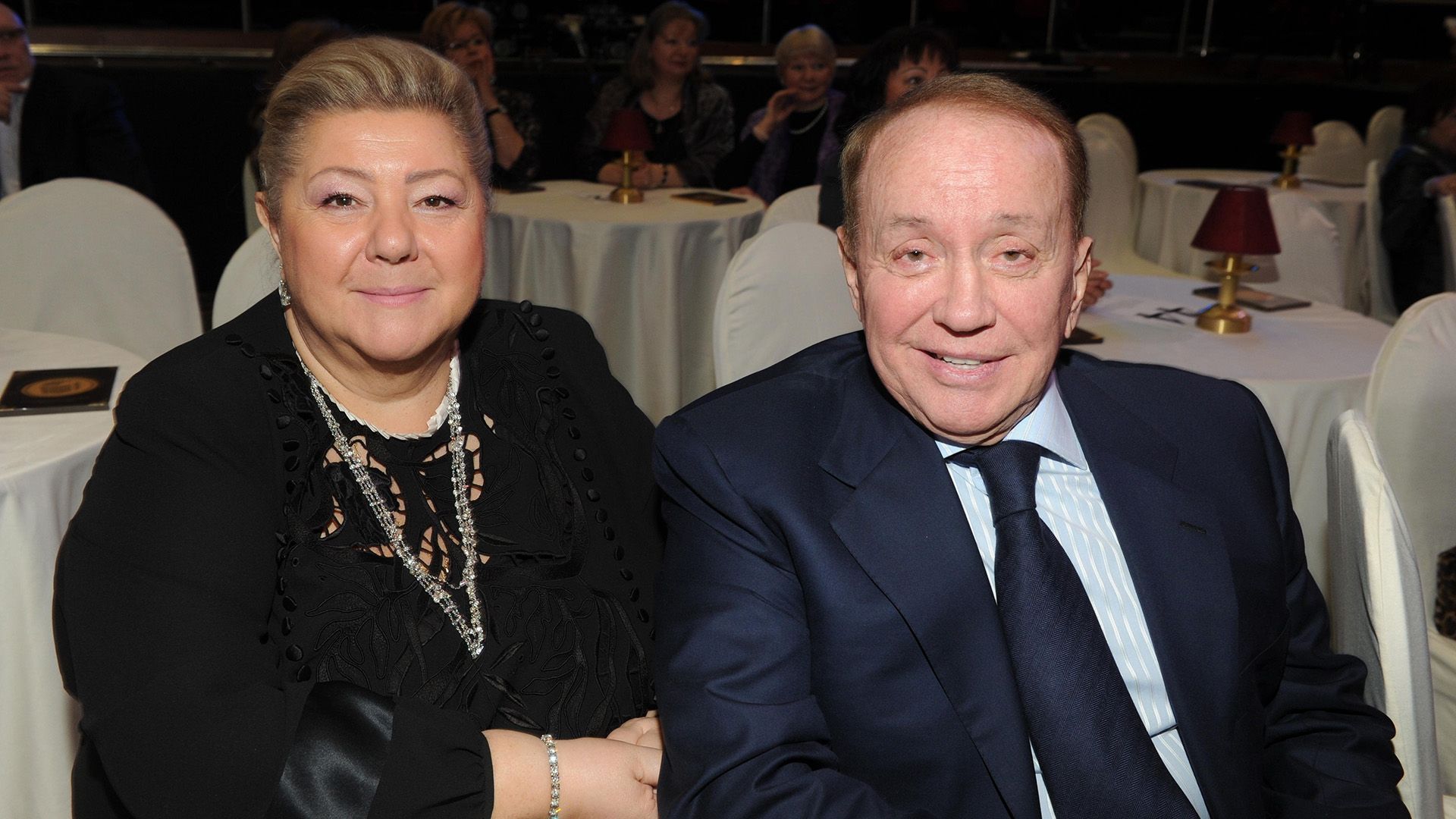 Александр Масляков с женой