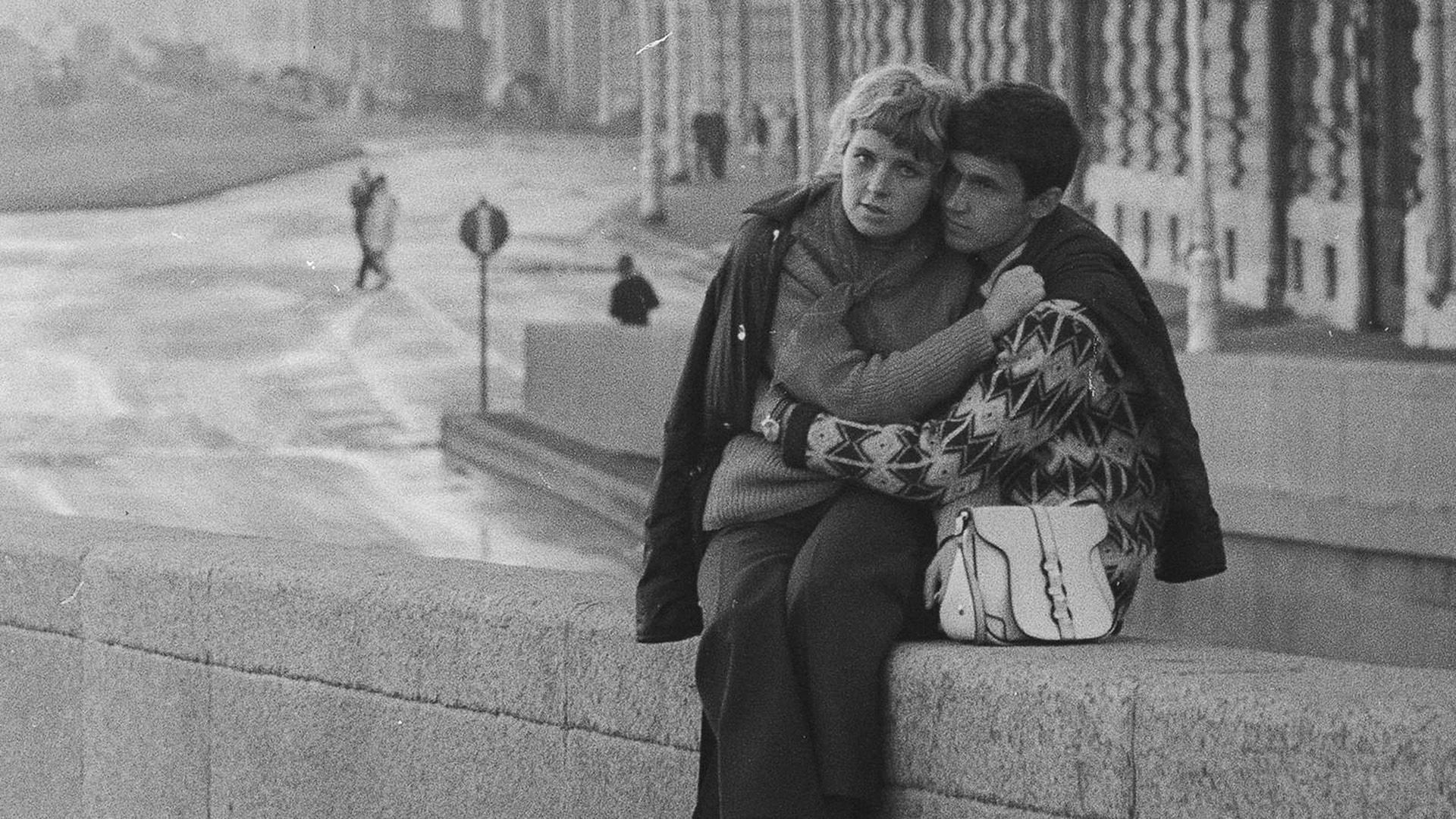 Молодая пара в Ленинграде, 1960-е