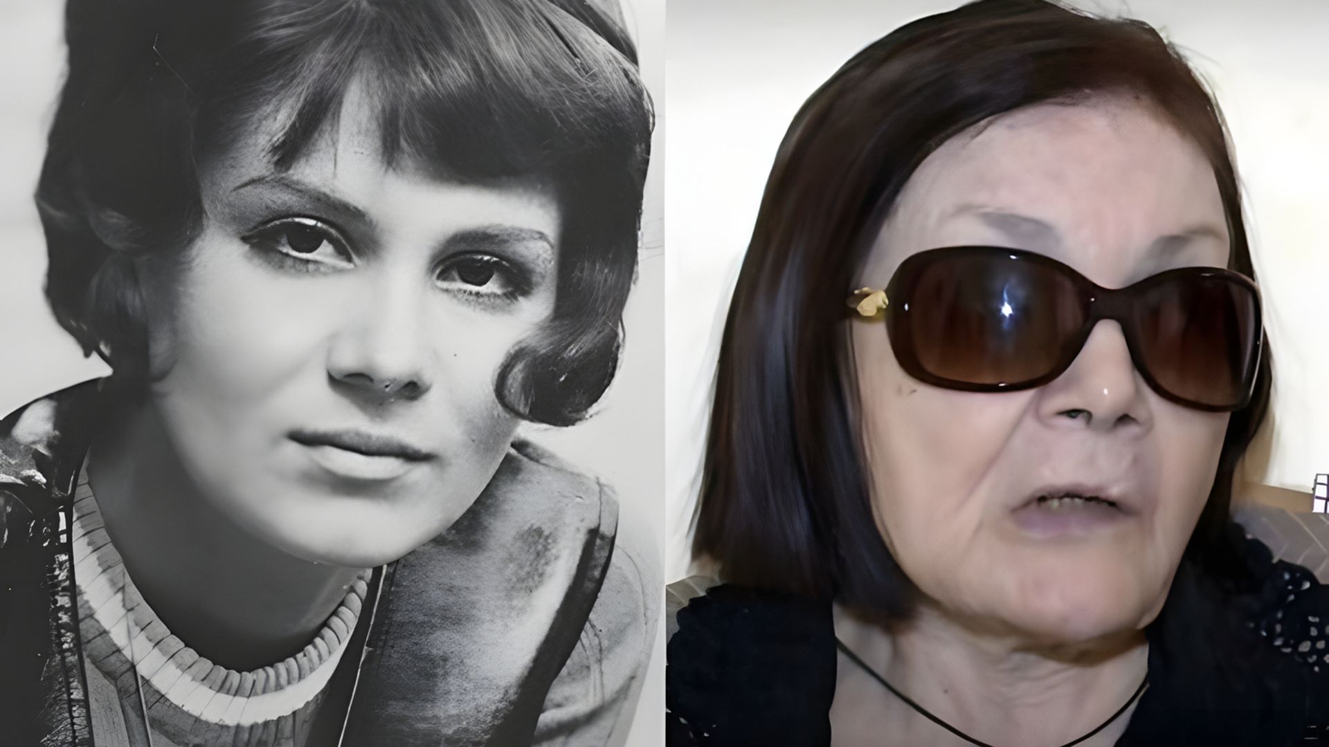 Актриса Валентина Малявина: слева в молодости, справа в старости