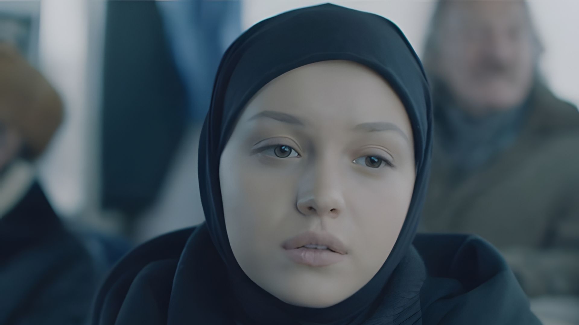 Василина Юсковец в монашеском облачении, лицо крупным планом