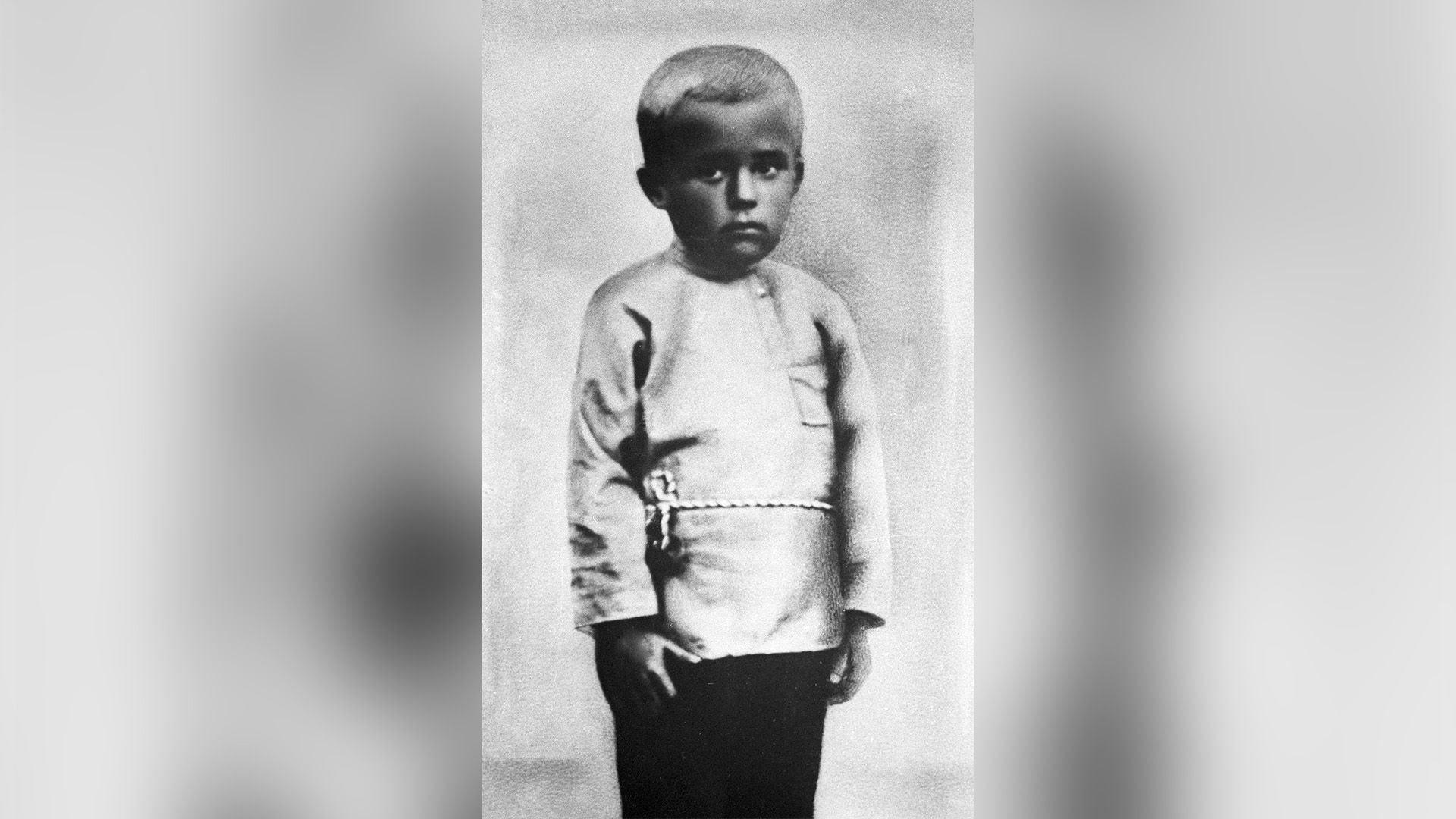 Писатель Николай Островский в детстве