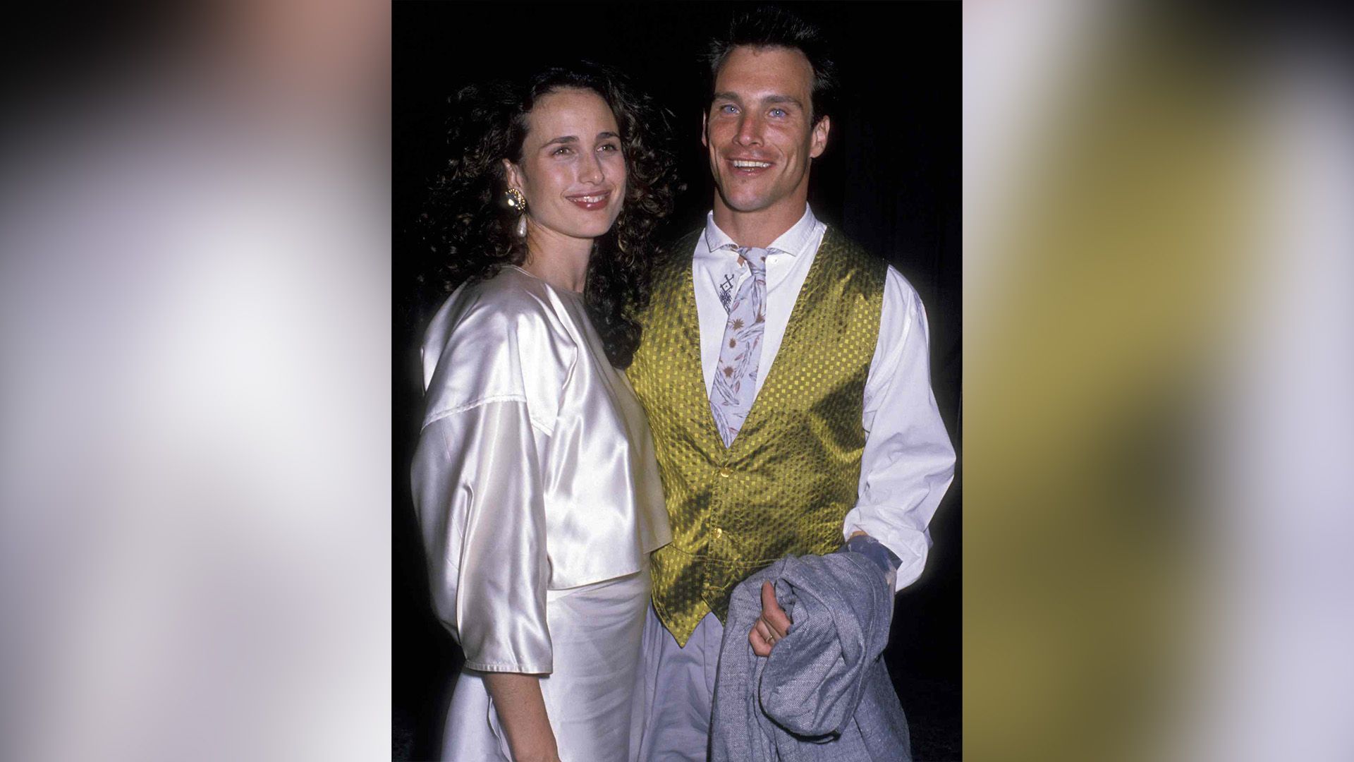 Энди МакДауэлл и Пол Куолли в молодости