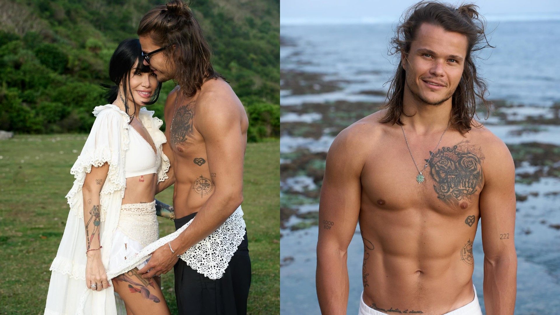 Степан Кузьменко и Айза вместе, справа Степан в профиль