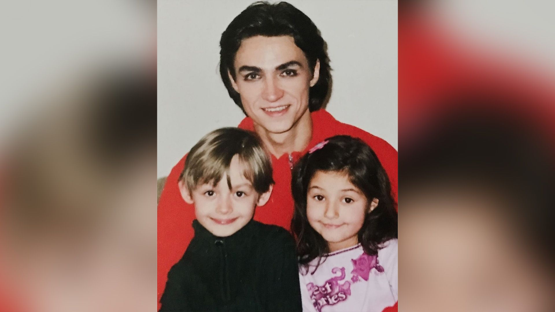 Молодой Сергей Филин, его сын Даниил и племянница Наталья