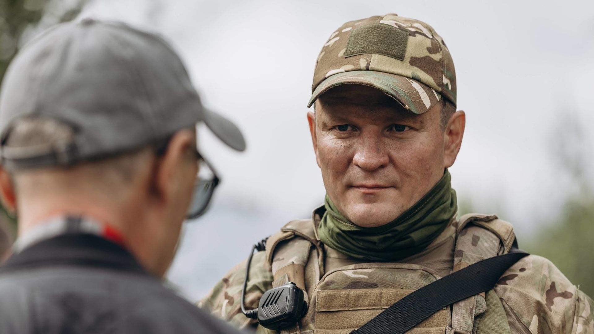 Сергей Жарков в современной военной форме