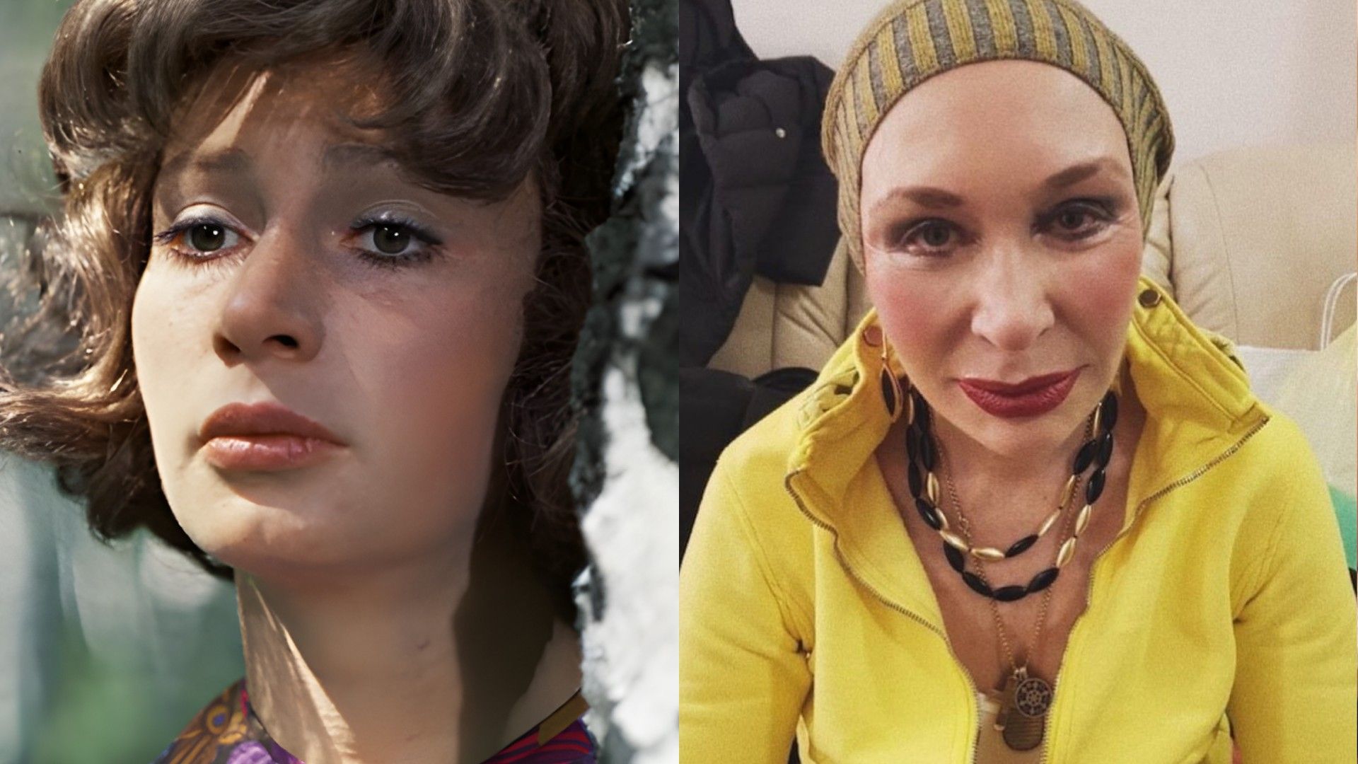 Слева молодая Татьяна Васильева, справа она же, но в зрелом возрасте