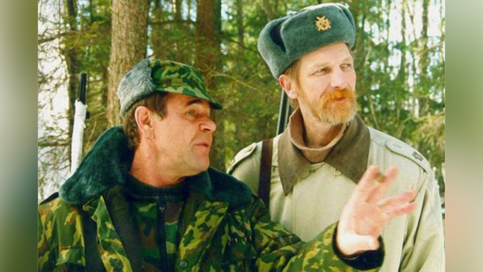 Алексей Булдаков и Виктор Бычков в фильме "Особенности национальной охоты"