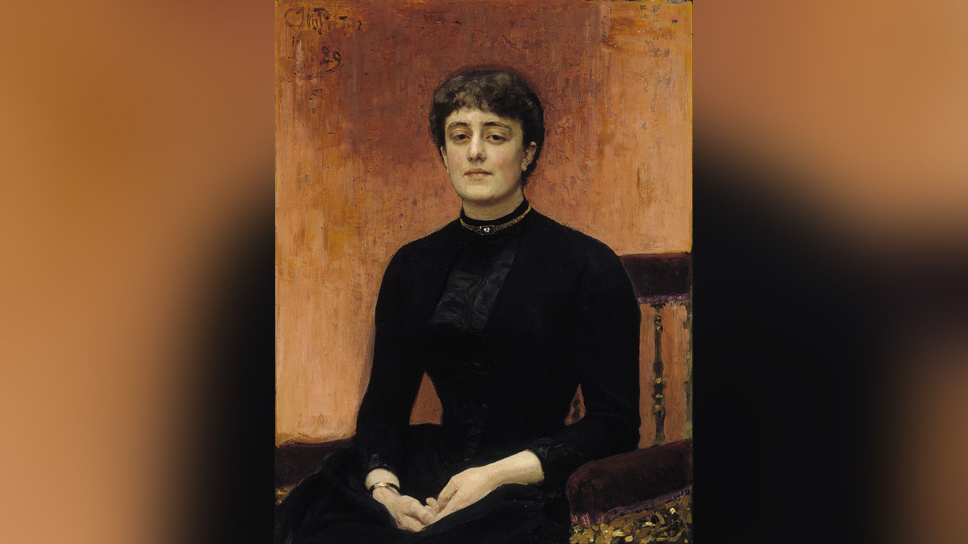 Портрет Елизаветы Званцевой работы Ильи Репина