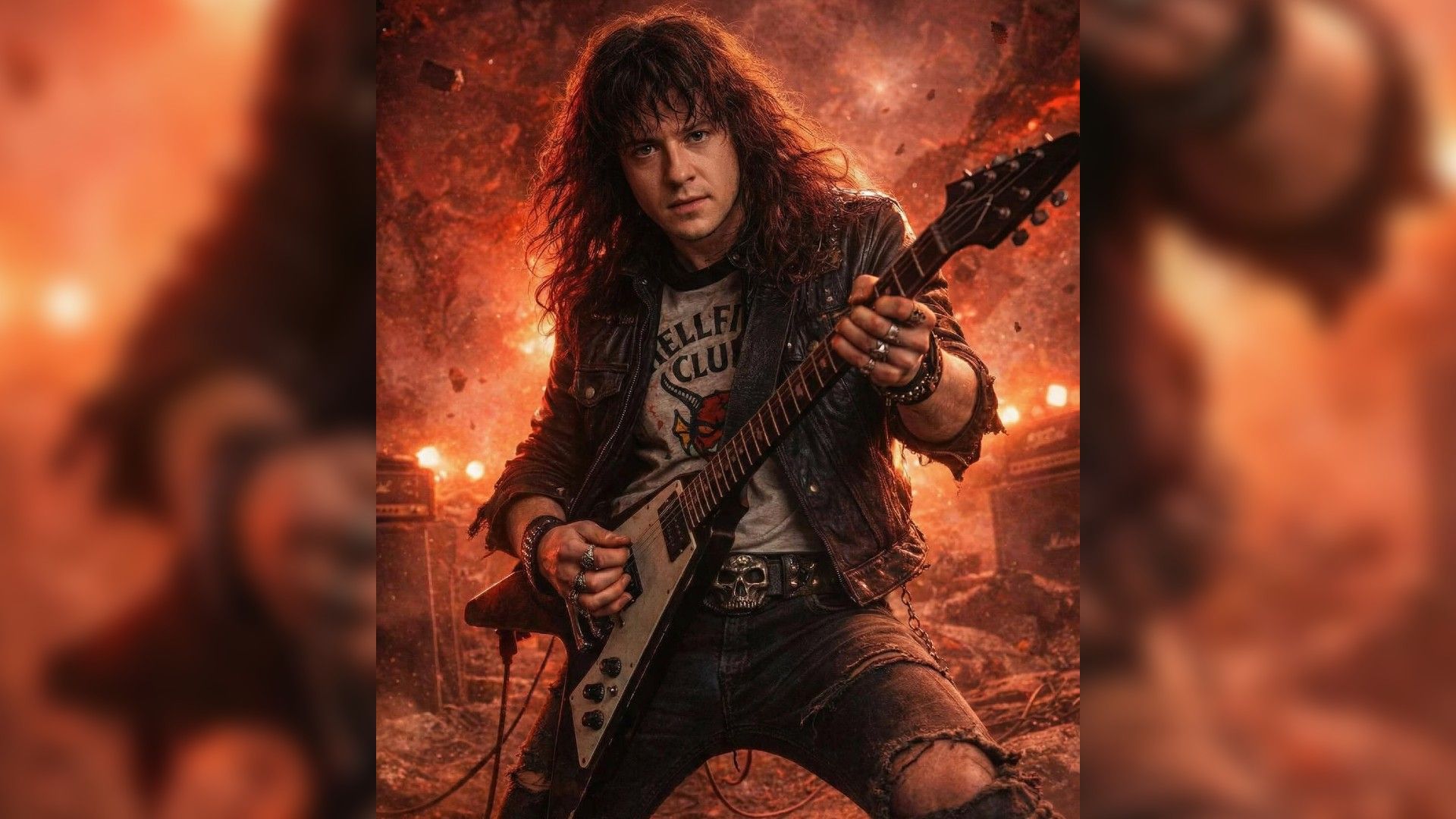 Андрей Гайдулян в образе Эдди Мансона из "Очень странных дел"