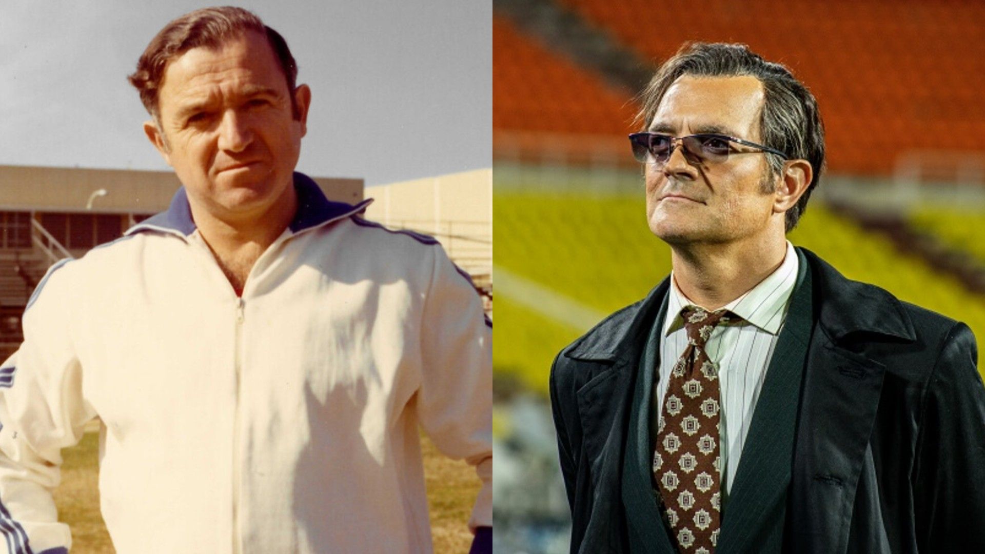 Тренер Никита Симонян в молодости и Егор Бероев в фильме "Золотой дубль"