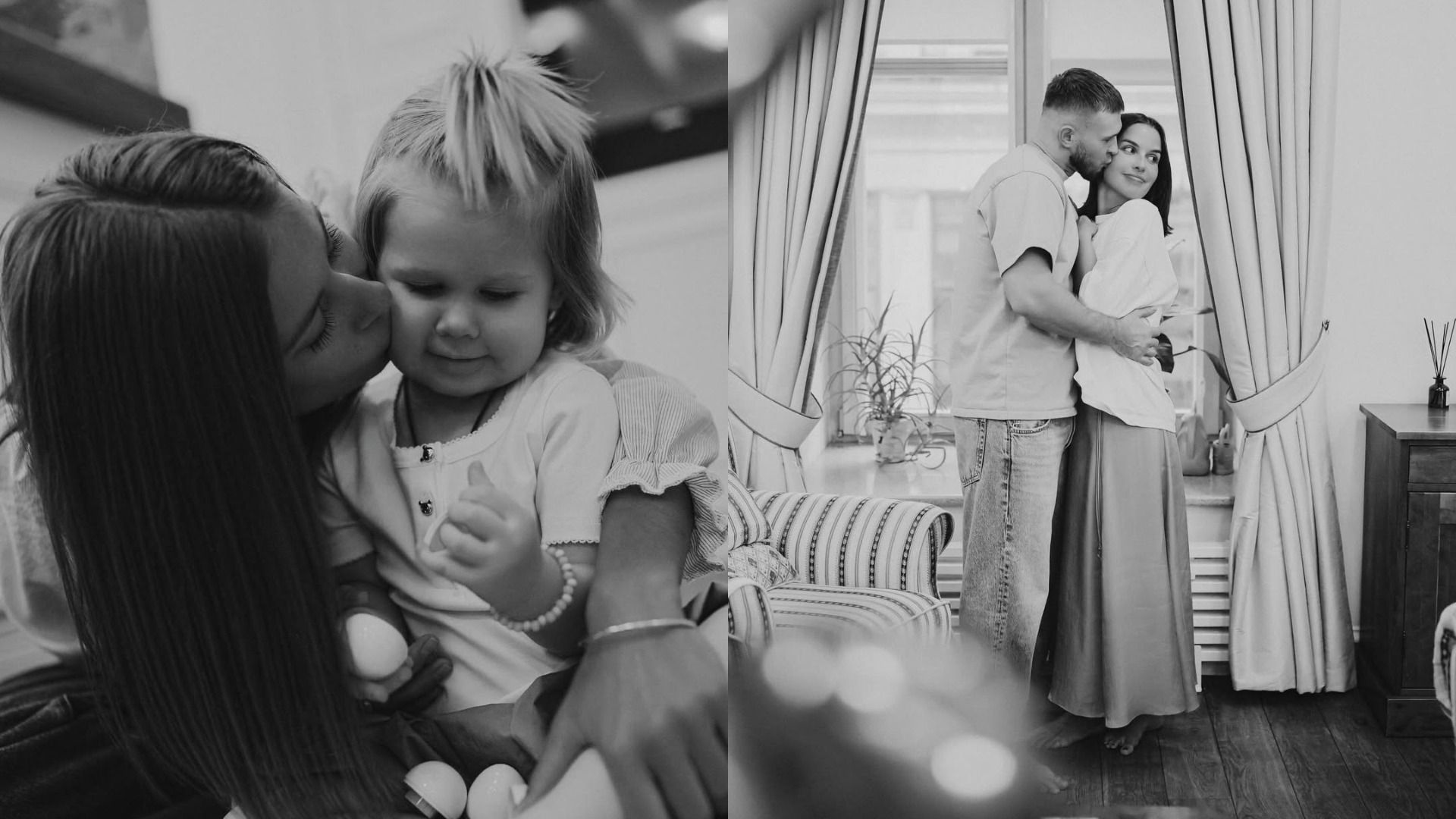 Певица Татьяна Куртукова с мужем Никитой и дочерью Никой