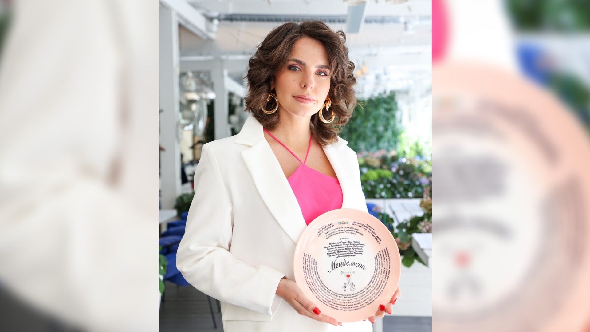 Елизавета Моряк на съёмках сериала "Мендельсон"