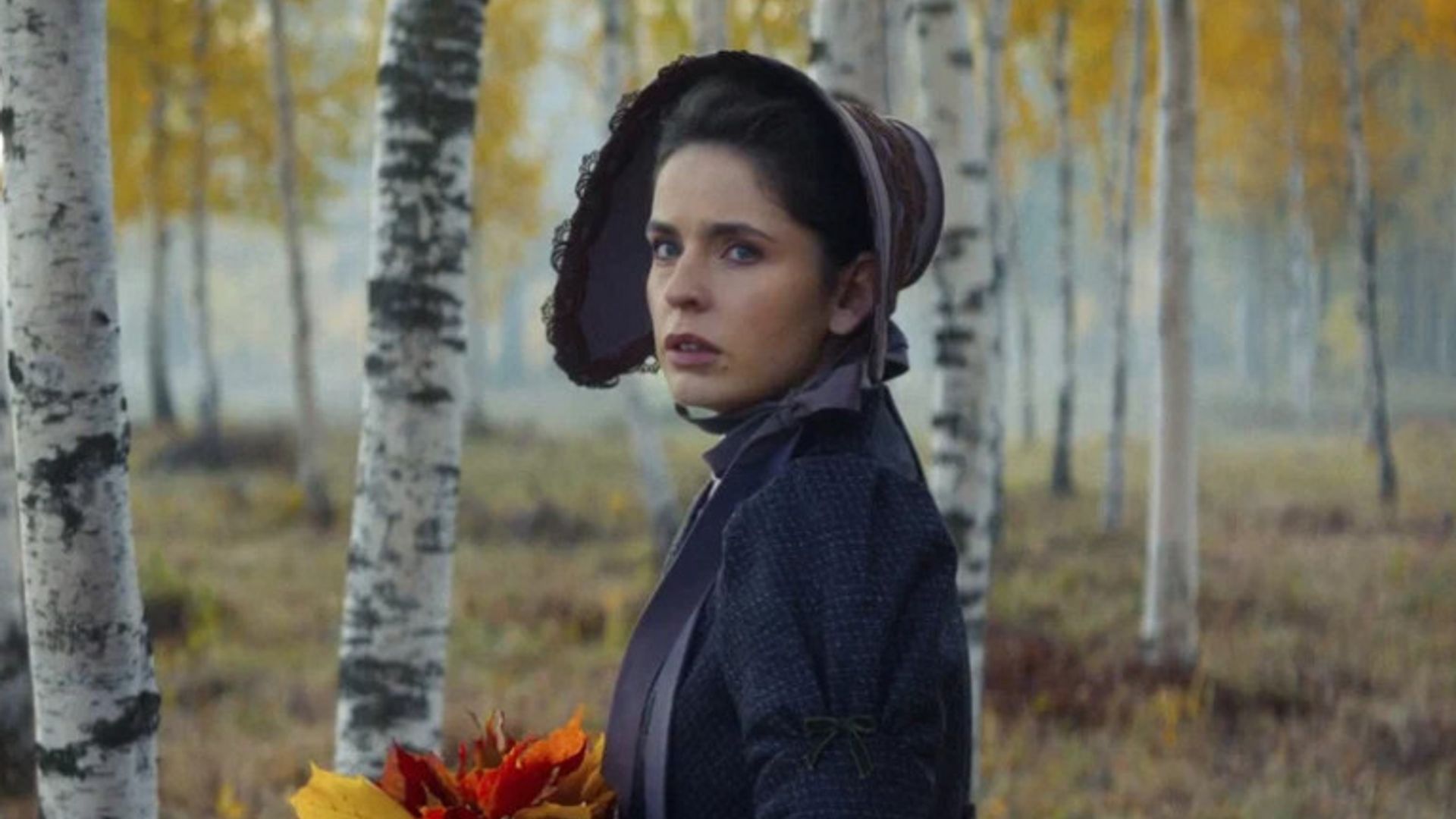 Лиза Моряк в роли Татьяны Онегиной в фильме "Онегин"