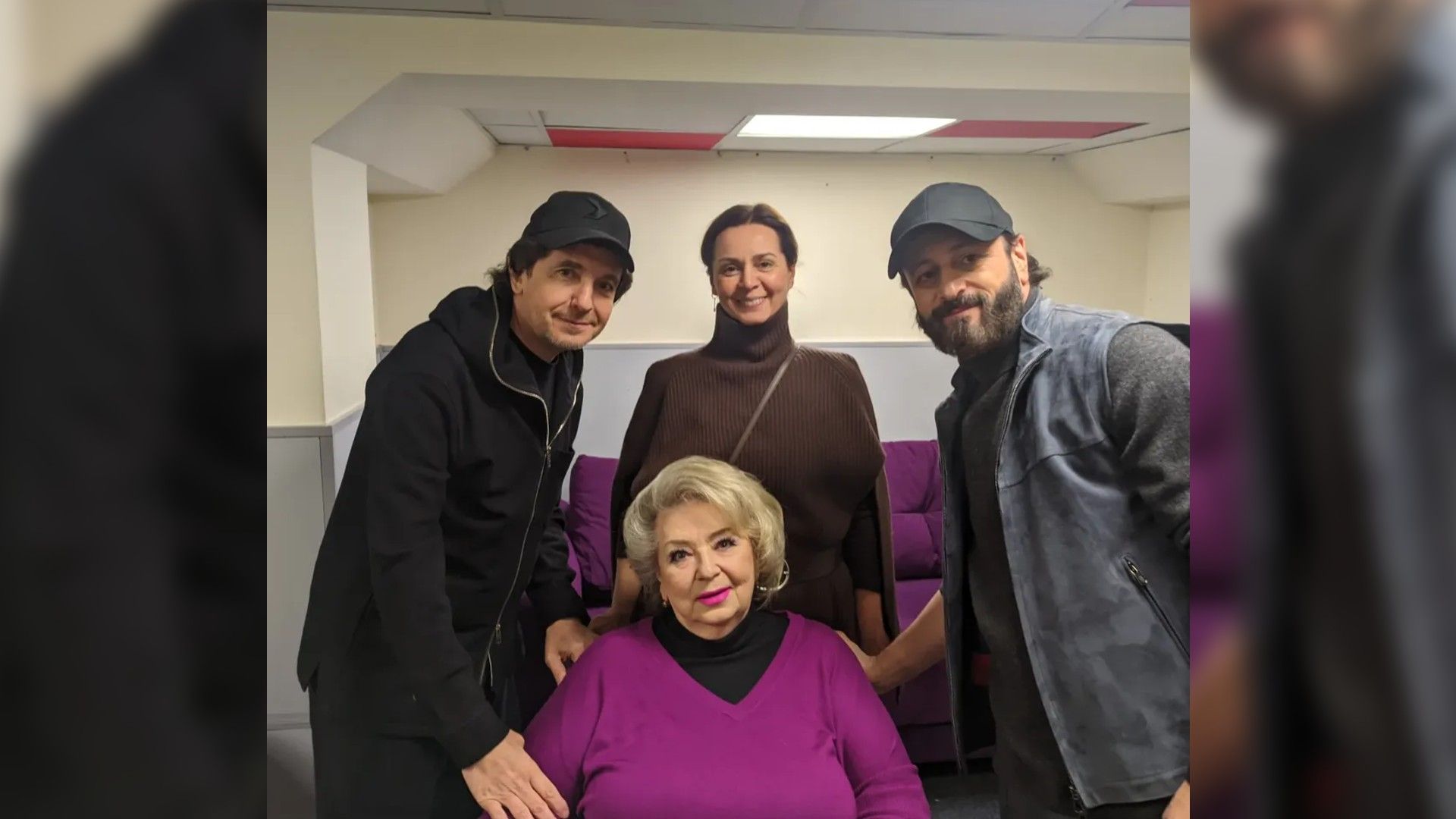 Татьяна Тарасова на съёмках 20 сезона "Ледникового периода"