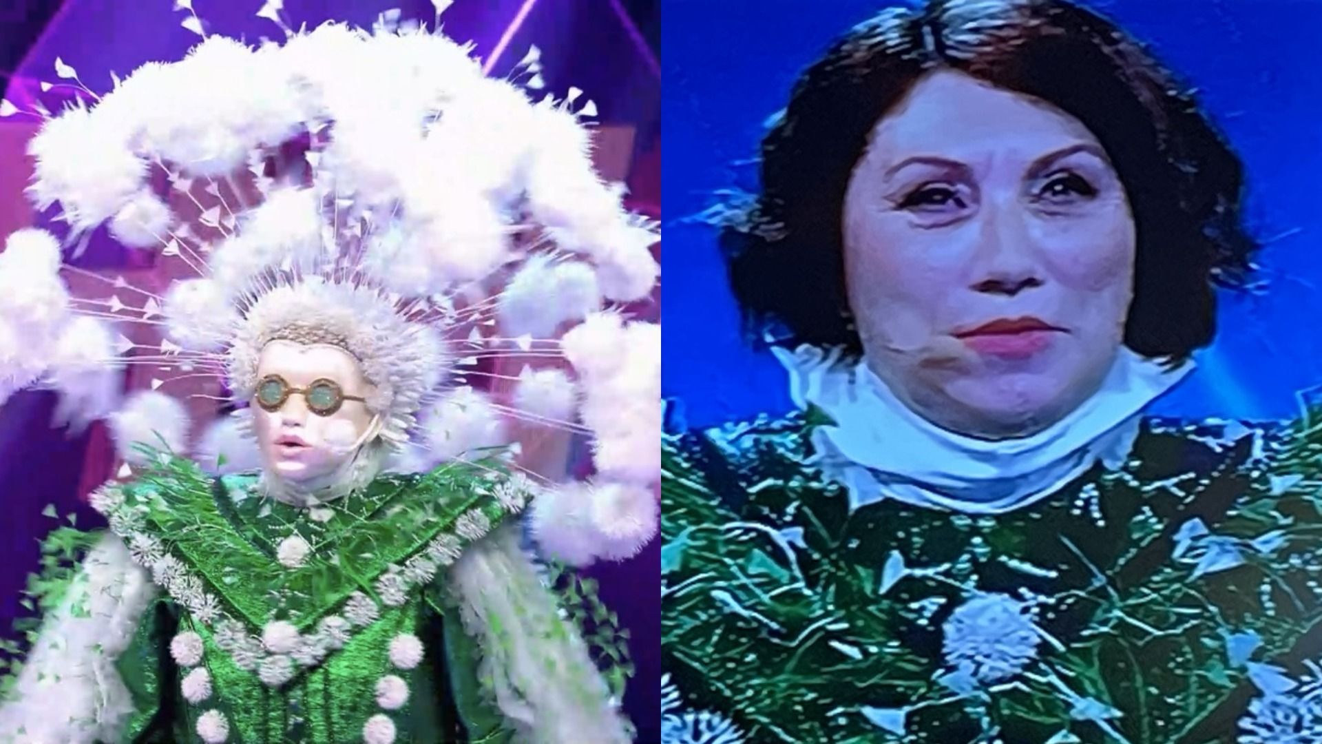 Телеведущая Роза Сябитова в костюме Одуванчика в седьмом сезоне шоу "Маска"