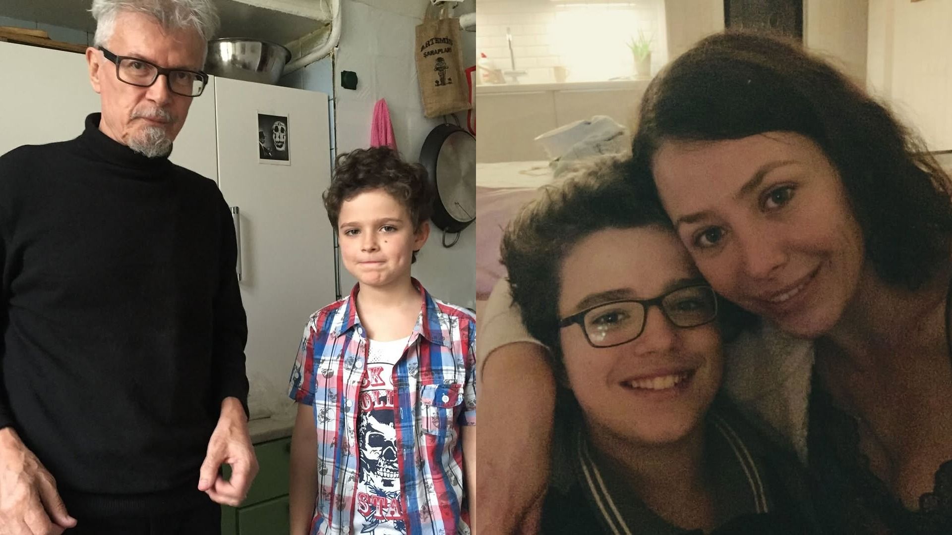 Сын писателя Эдуарда Лимонова Богдан в детстве с папой