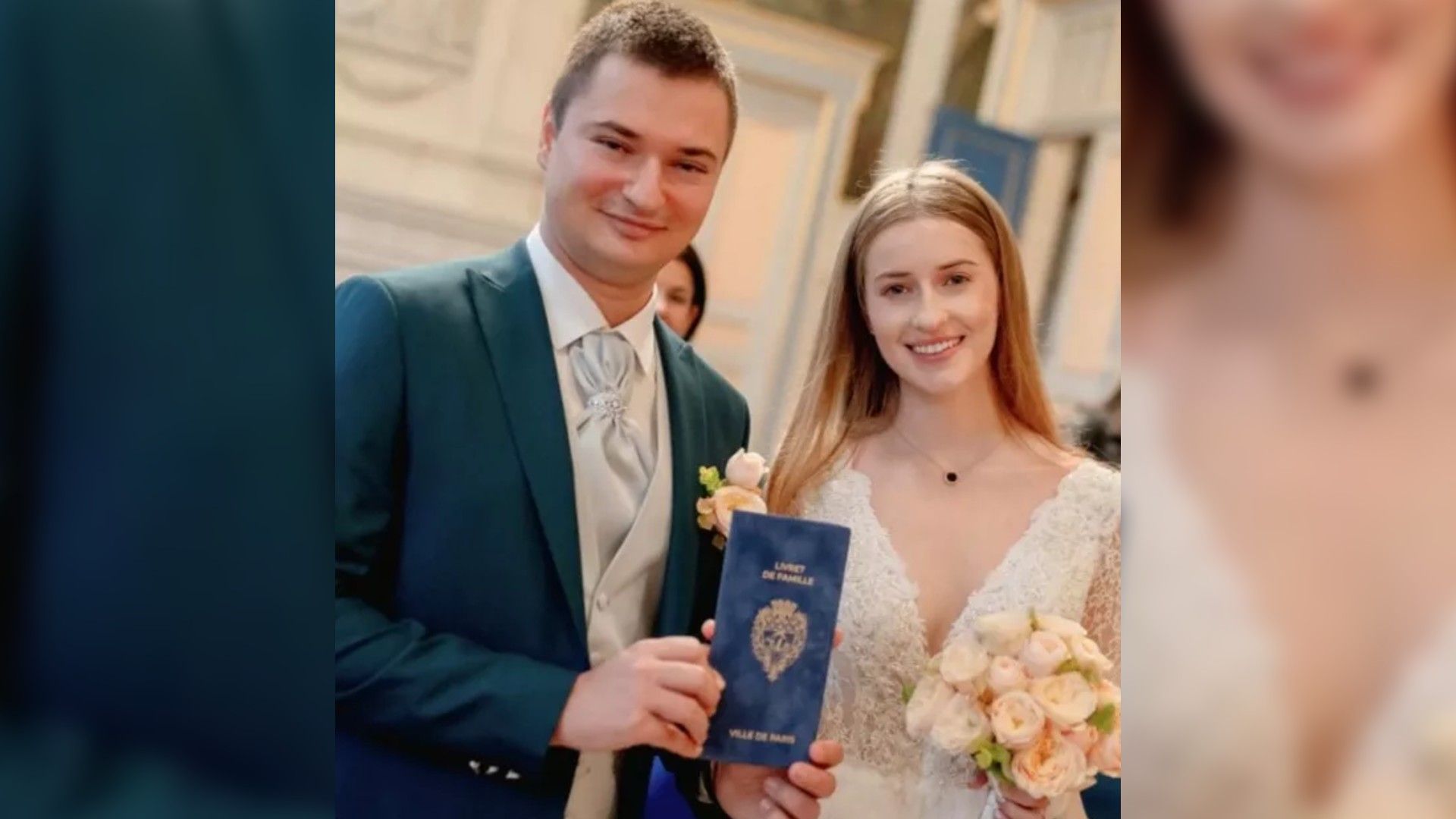 Леонид Мясников (сын Алексадра Мясникова) и его жена Николетта