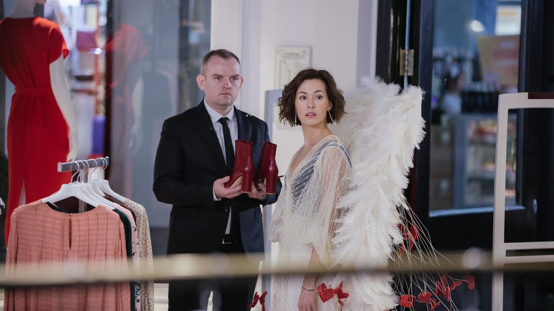 Марина Петренко и Александр Сибирцев в филмье "День слепого Валентина"