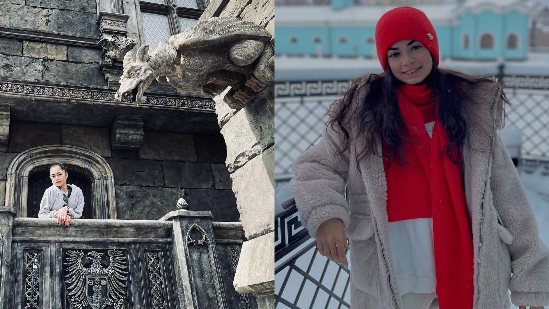 Фигуристка Аделия Петросян в замке Гарибальди и в обычной жизни