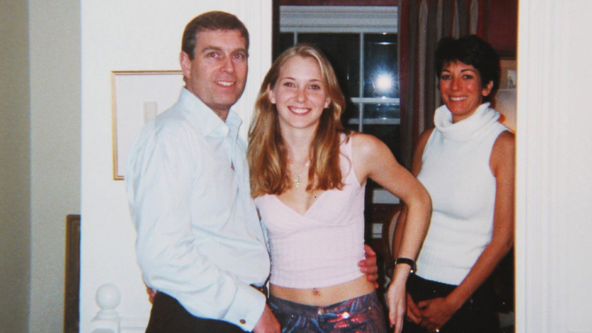 Фото принца Эндрю с Вирджинией Гиффре