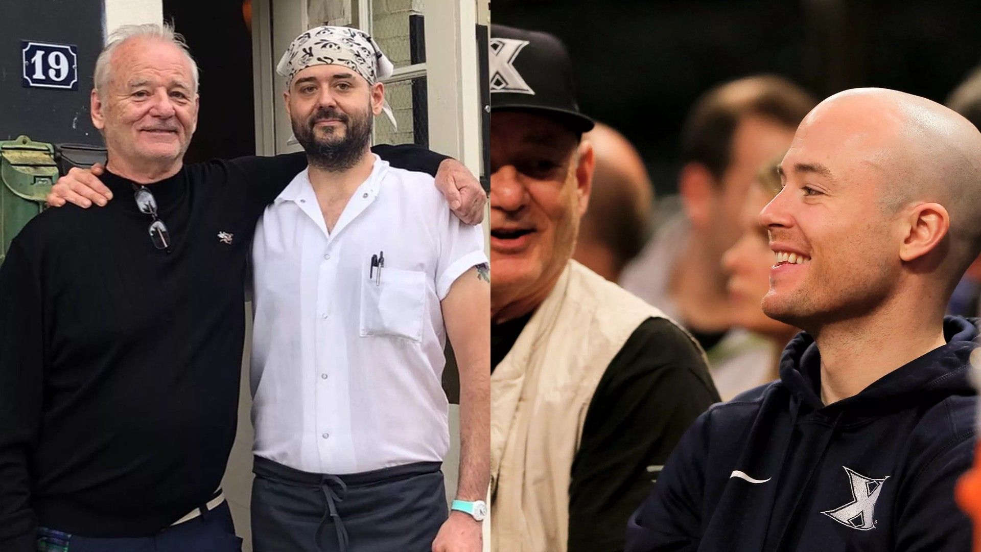 Билл Мюррей и его старшие сыновья Гомер и Люк