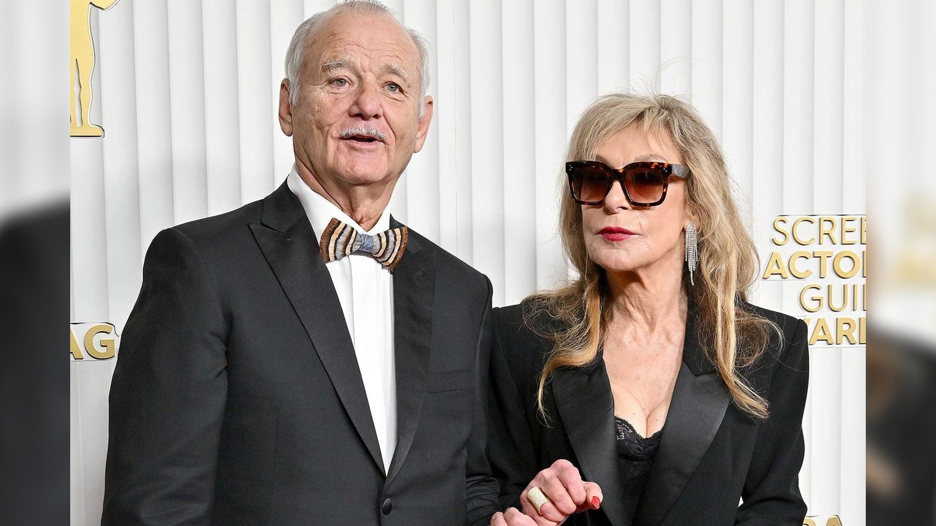 Билл Мюррей и Джинни Берлин на премии Гильдии киноактёров (2023)