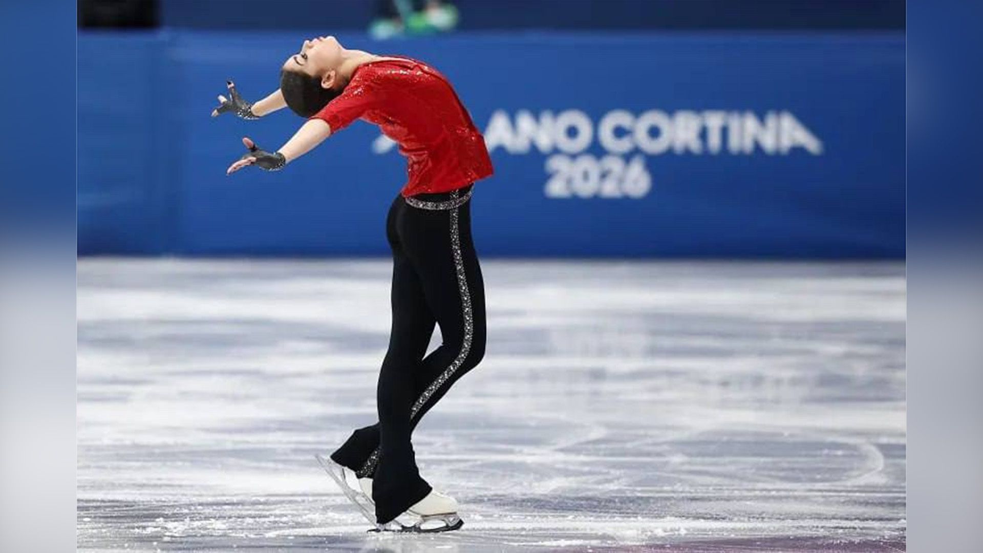 Фигуристка Аделия Петросян на Олимпиаде в Милане