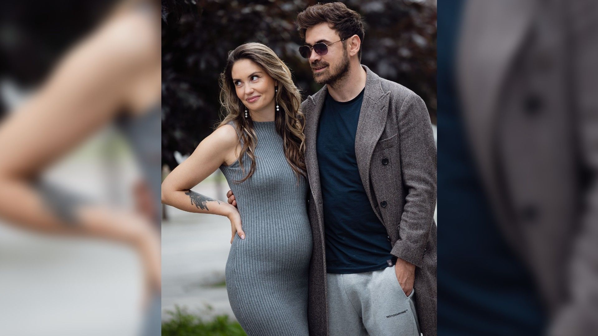 Пётр Дранга и беременная Агата Муцениеце