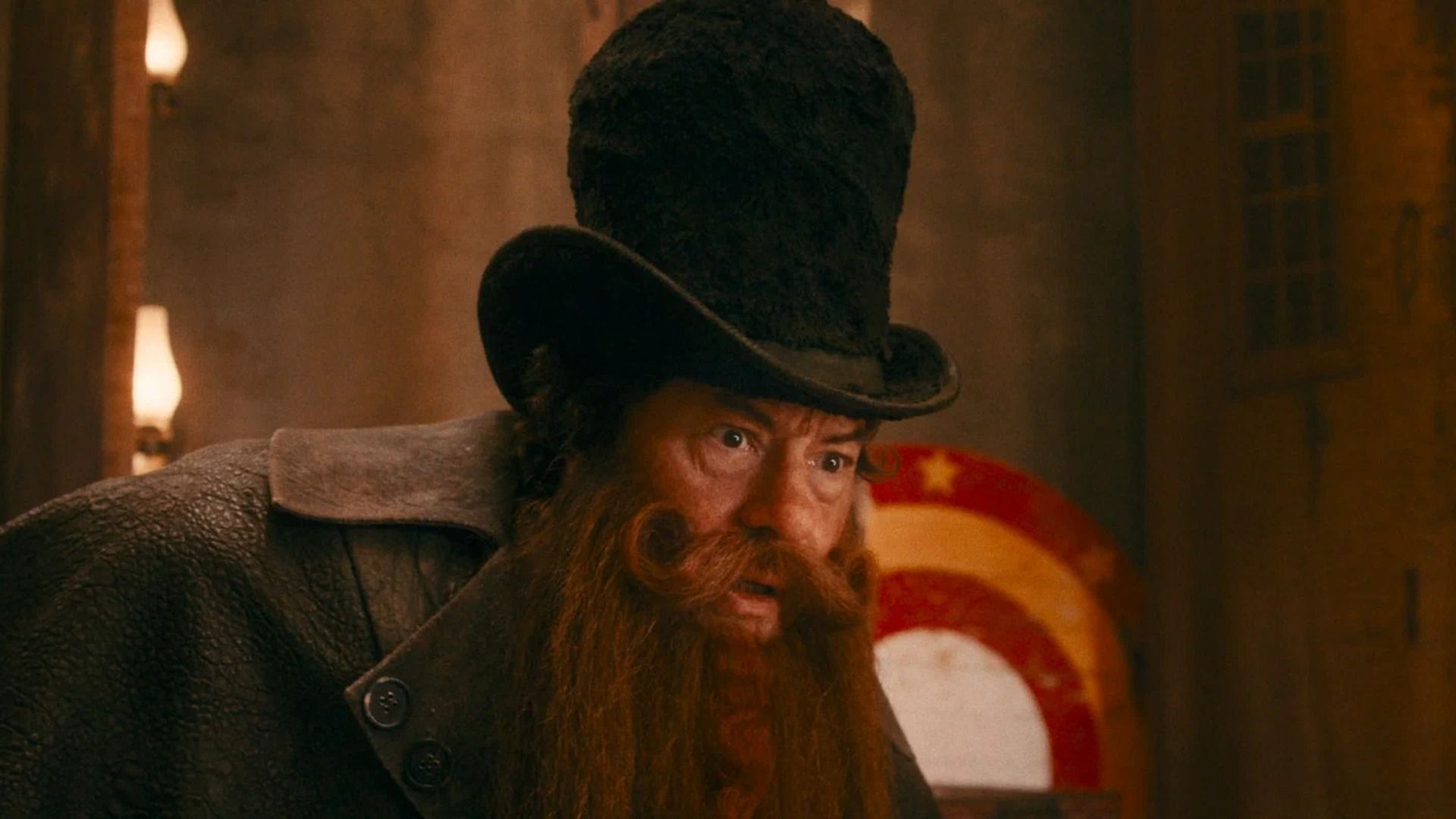 Актер и режиссер Федор Бондарчук в образе Карабаса-Барабаса из фильма "Буратино"