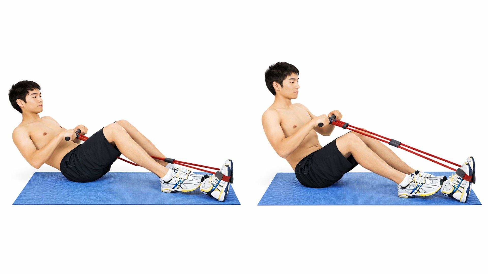 Комплекс упражнений на пресс с эспандером