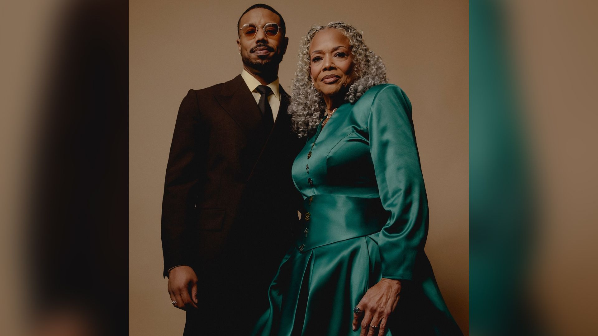 Майкл Б. Джордан и его мама на "Оскаре-2026"