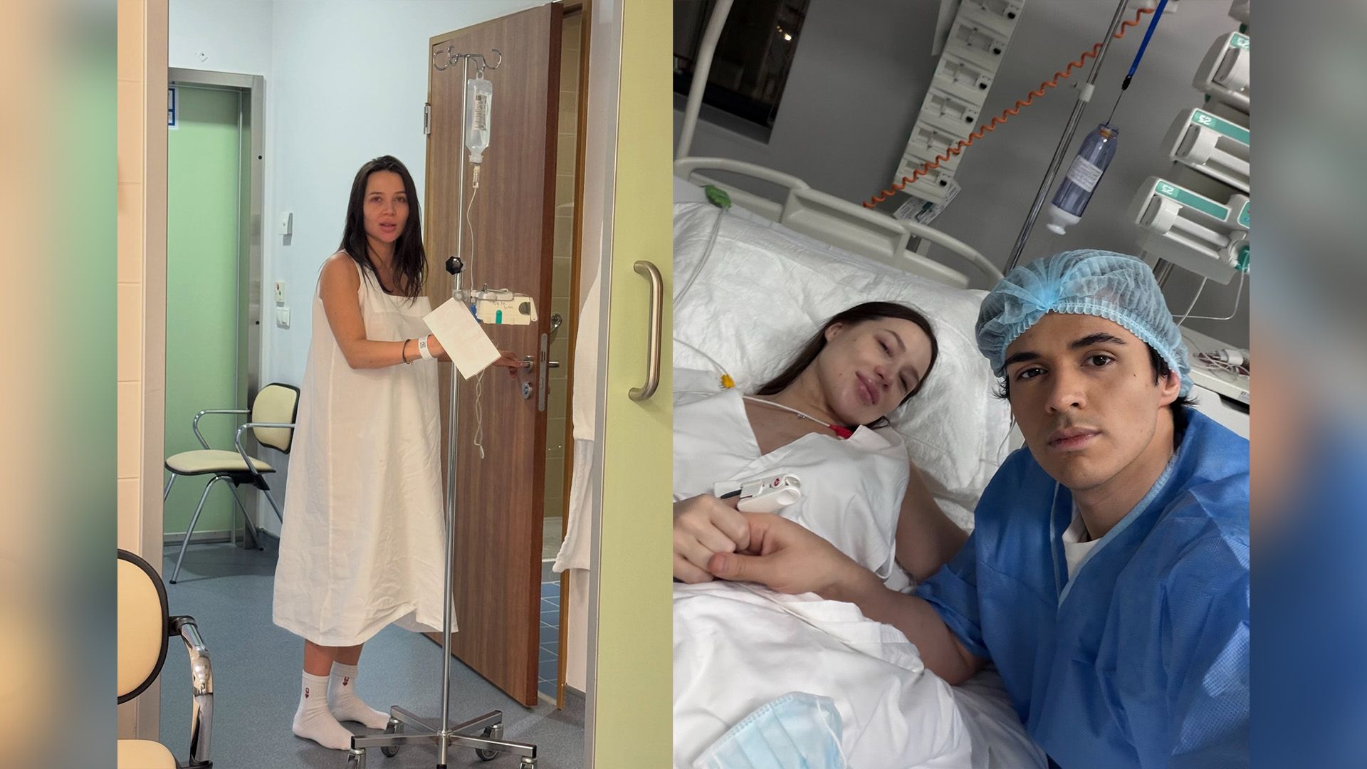 Блогер Лерчек и её жених Луис Сквиччиарини в больнице