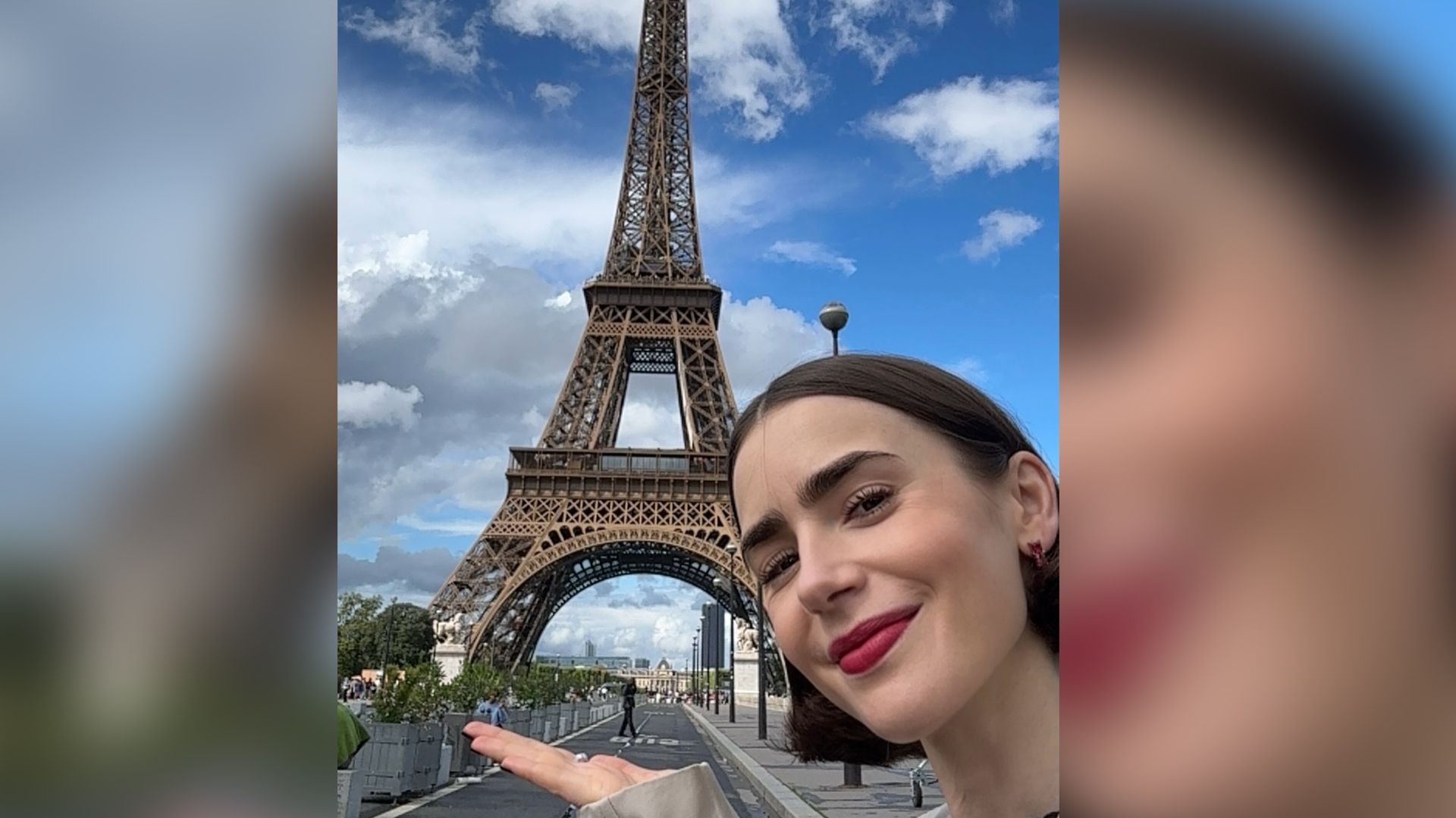 Лили КОллинз из Эмили в Париже