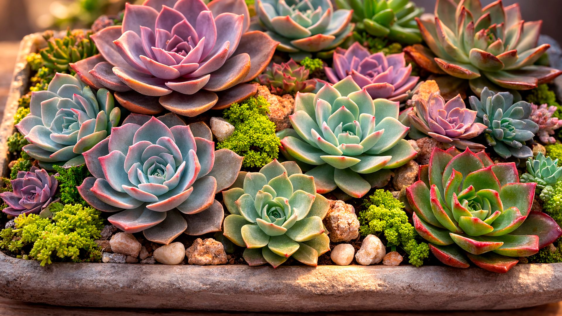 Эхеверия - одно из самых неприхотливых растений