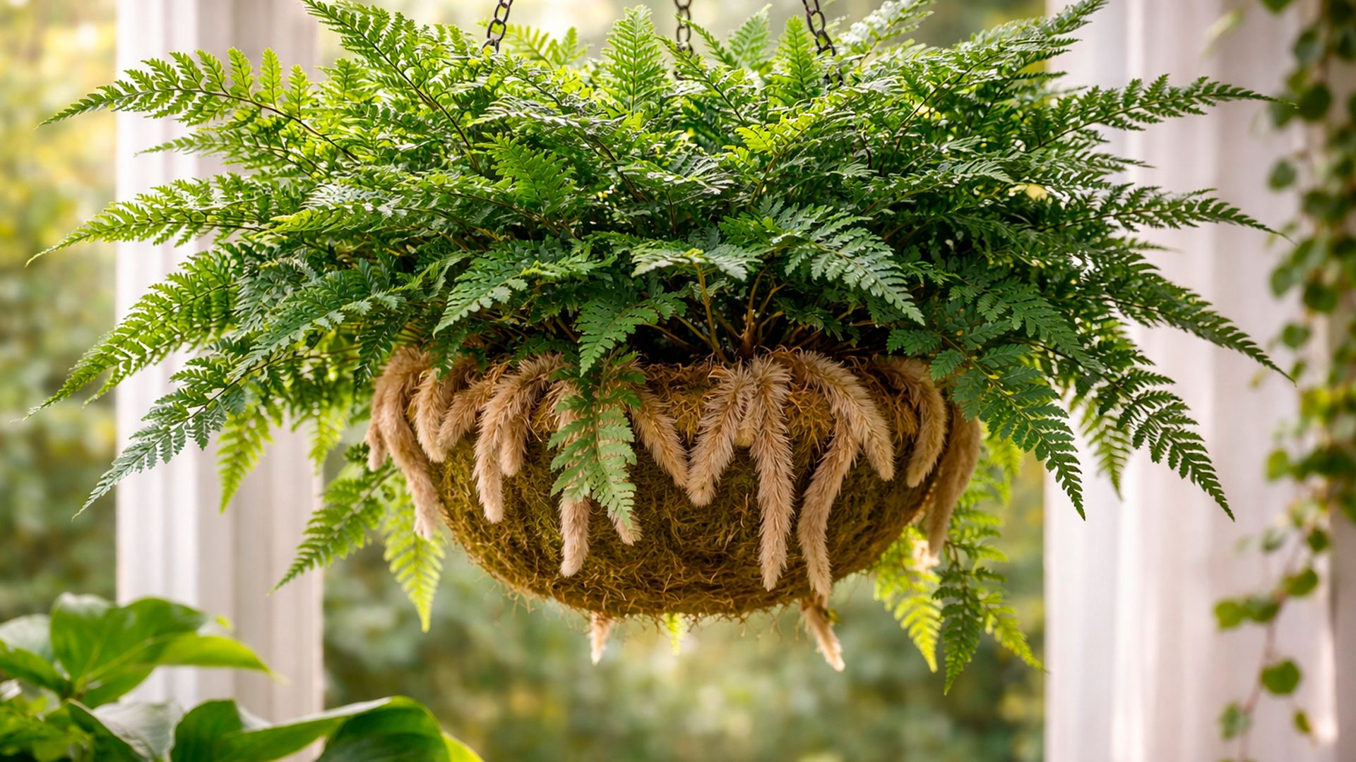 «Мохноногий» папоротник даваллия