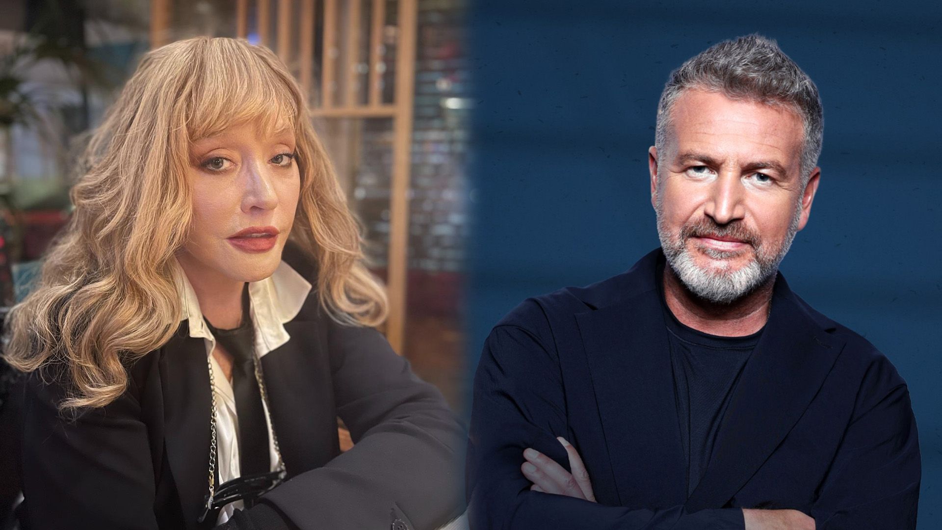 Певица Алла Пугачёва и певец и композитор Леонид Агутин