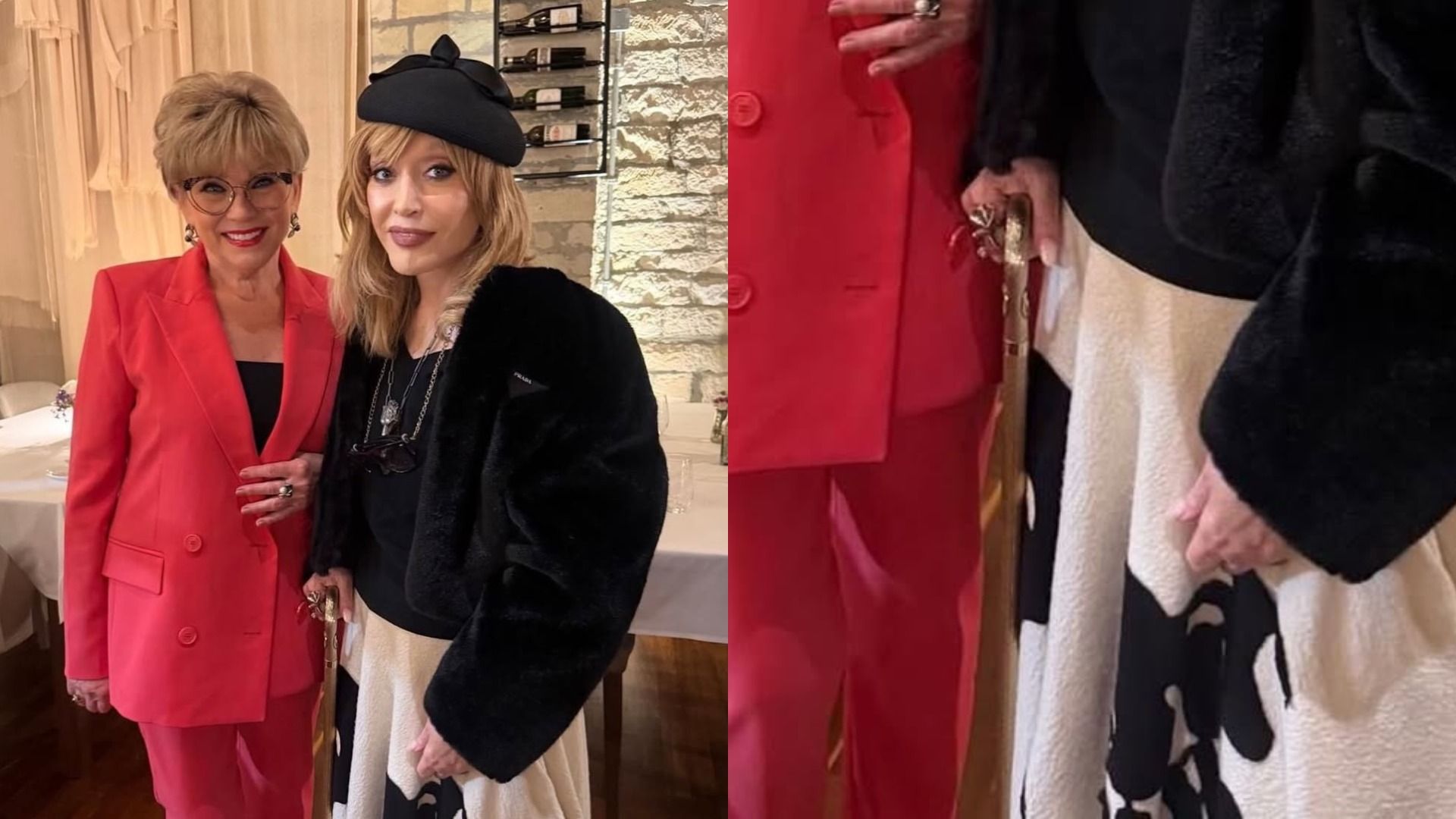 Алла Пугачева продолжает ходить с тростью. Певица опубликовала фото в образе «вдовы»