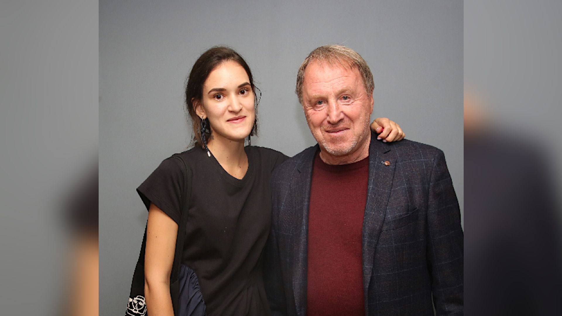 Актёр Владимир Стеклов и его дочь Глафира Стеклова