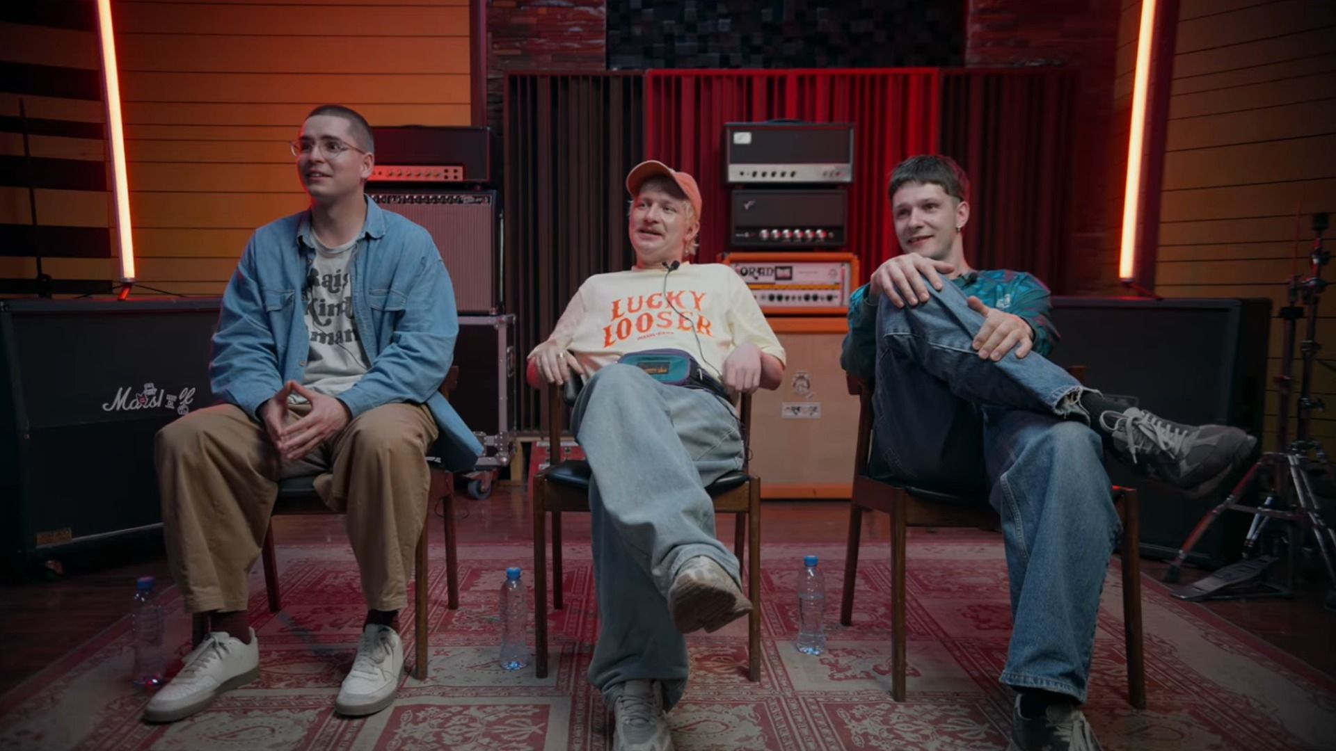 Актеры Денис Парамонов, Кузьма Котрелев и Александр Поршин