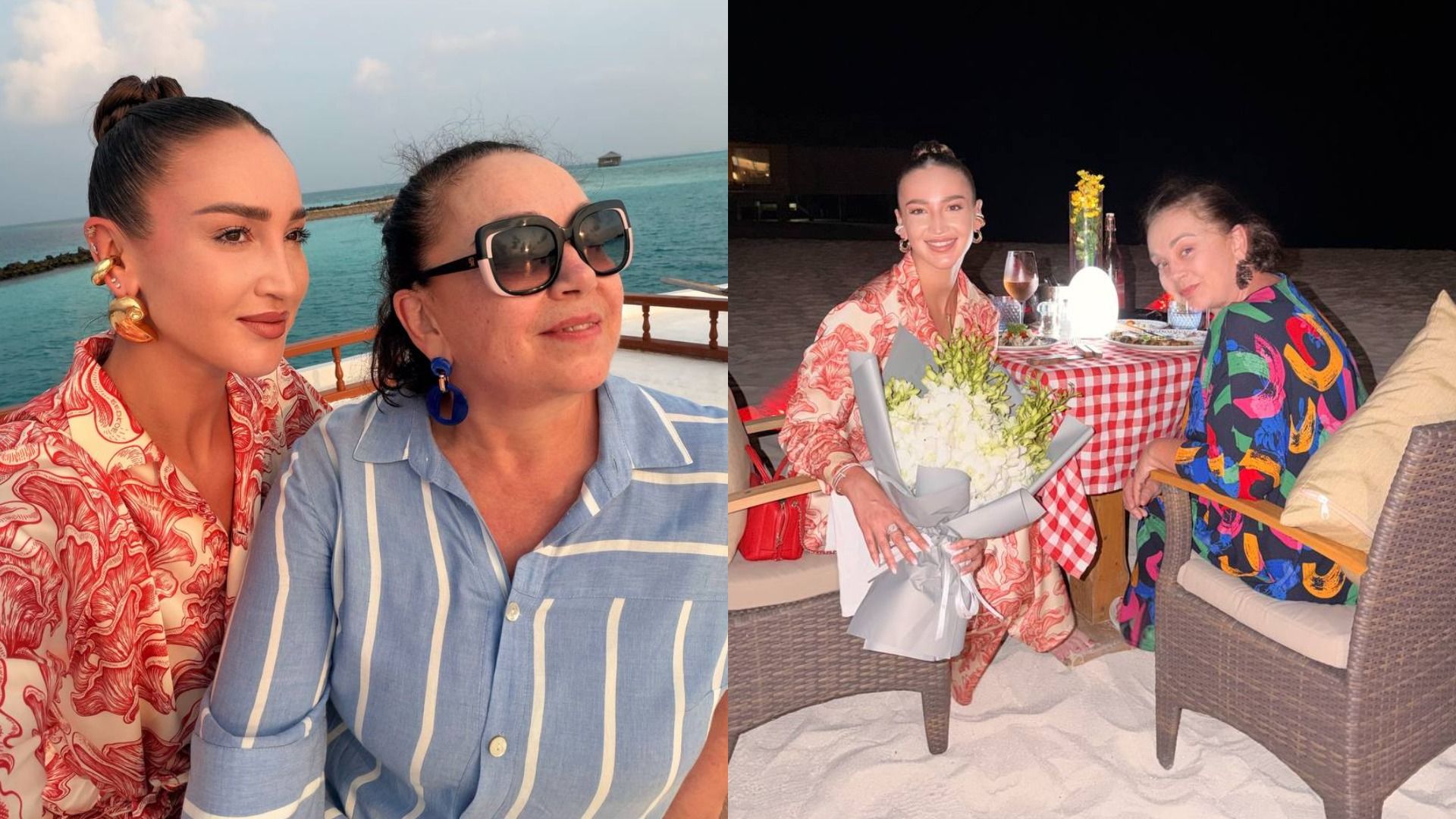 Телеведущая Ольга Бузова с мамой Ириной