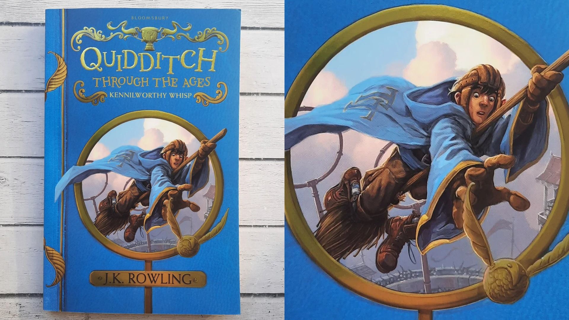 Обложка книги "Квидиш сквозь века" Джоан Роулинг