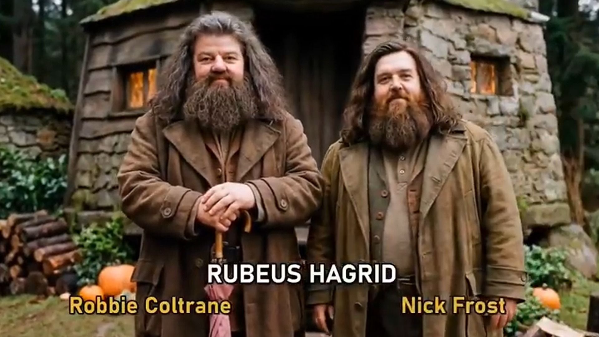 Актеры Робби Колтрейн и Ник Фрост