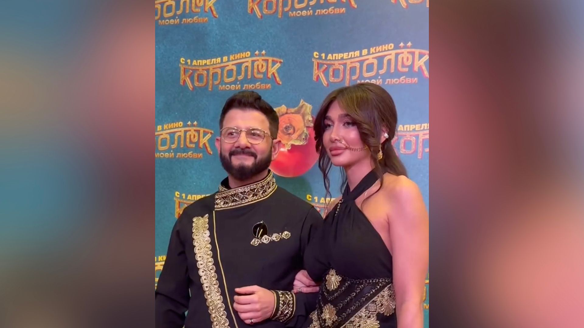 Актёр Михаил Галустян и Лилия Киосе