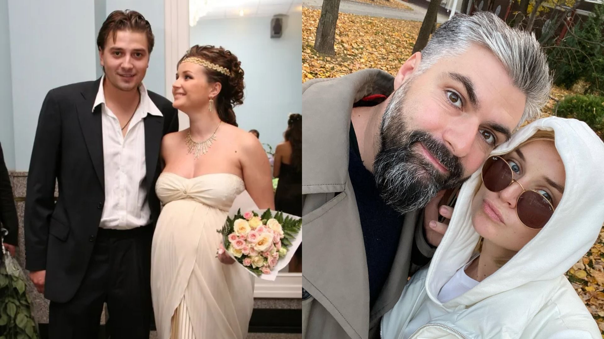 Певица Полина Гагарина с мужьями Дмитрием Исхаковым и Петром Кисловым