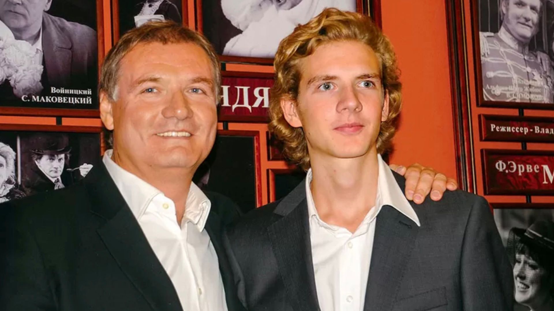 Актёр Владимир Симонов и Василий Симонов