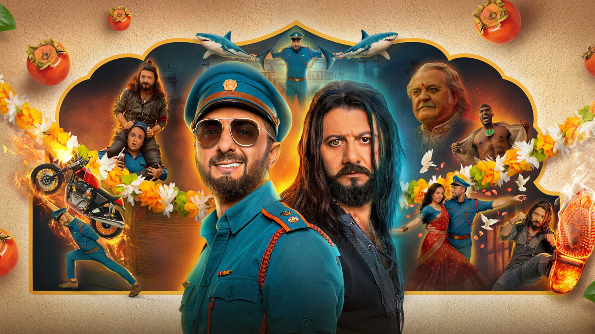 Михаил галустян и Демис Карибидис в фильме «Королек моей любви»