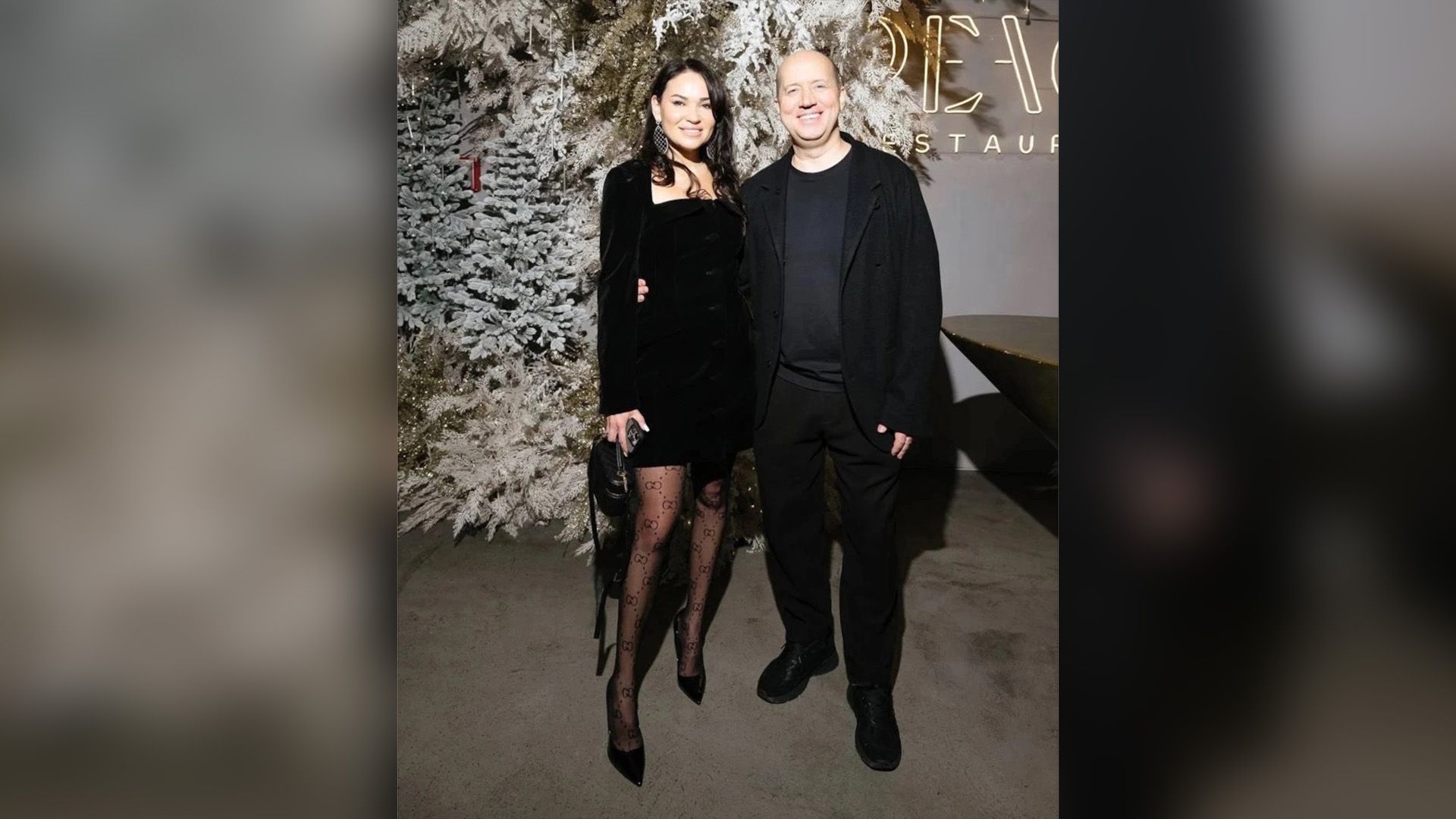 Актёр Сергей Бурунов и Екатерина Леви