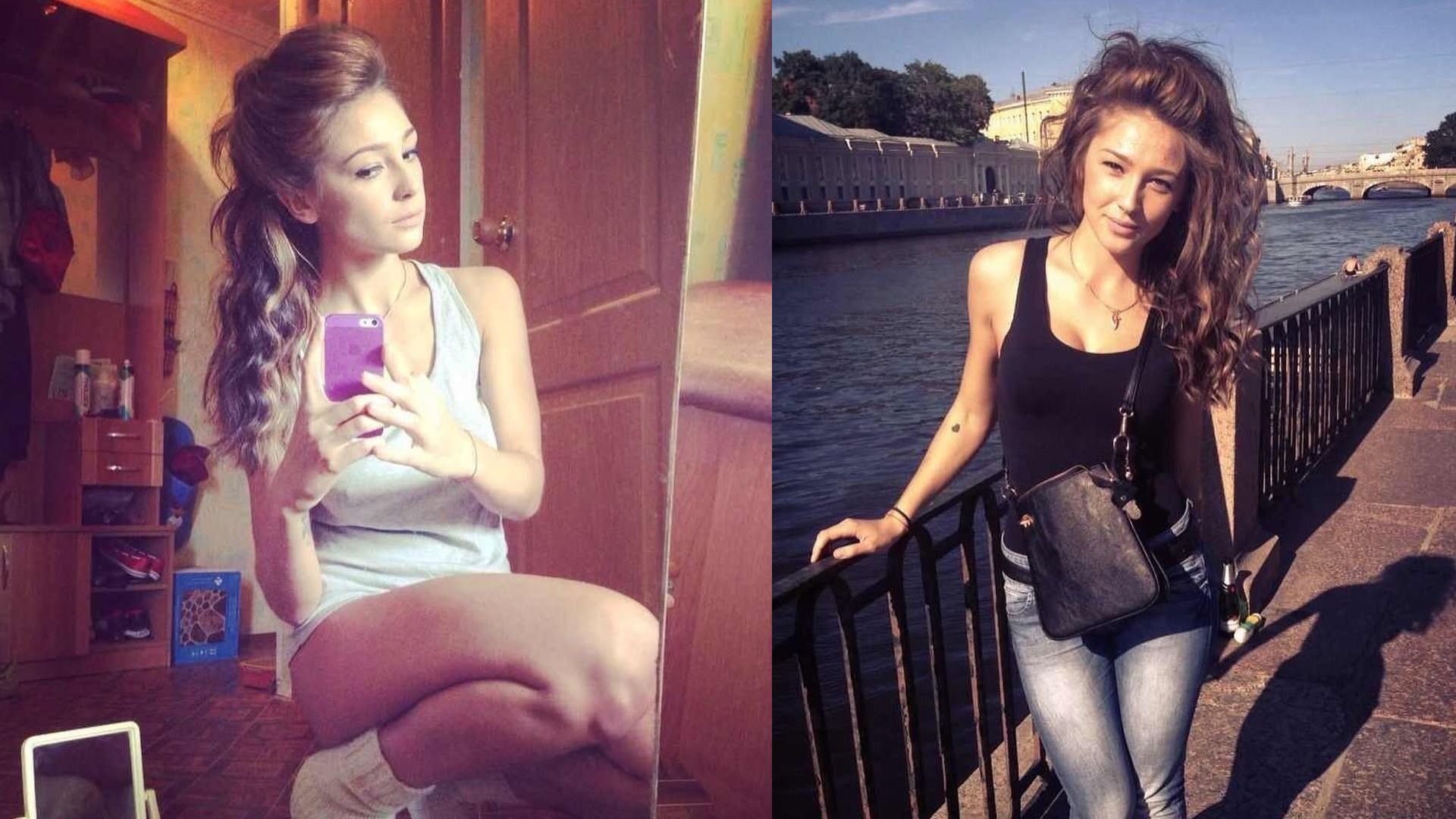 Блогер Настя Ивлеева в молодости