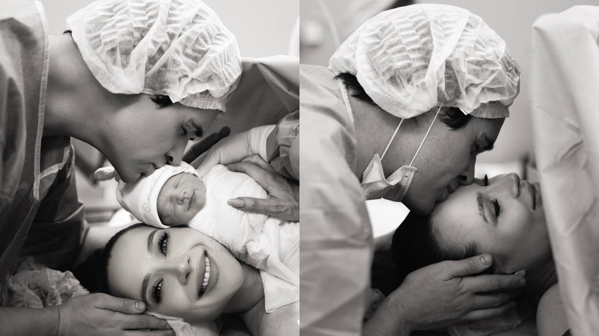 Блогер Валерия Чекалина с женихом Луисом Сквиччиарини и новорожденным сыном