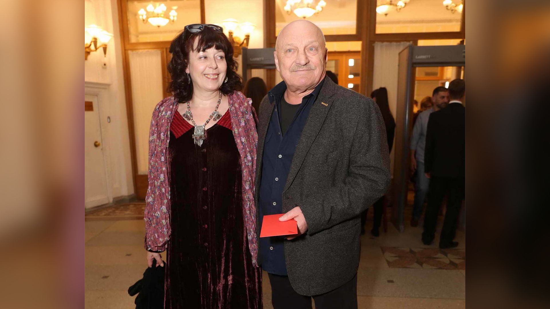 Актёр Николай Чиндяйкин и его третья жена Раса фон Торнау